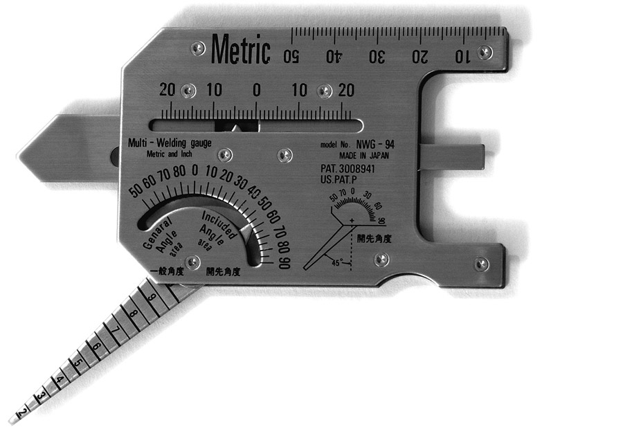 Combo-Welding Gauge - Can Measure in Inch or Metric!